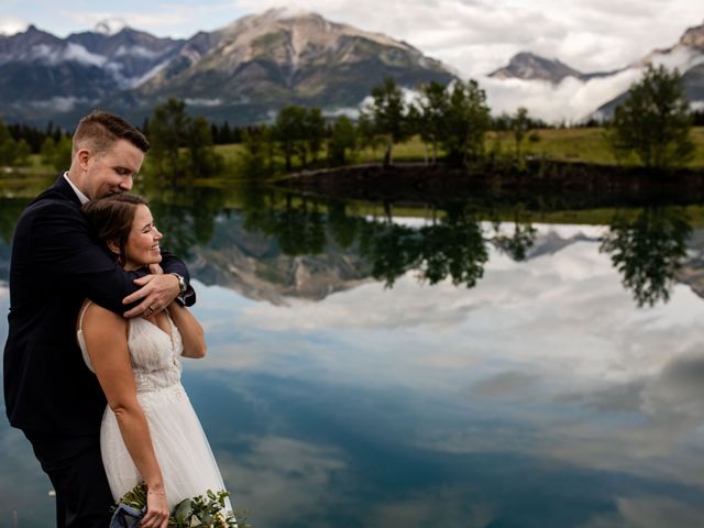 Kyle and Christina&apos;s wedding in Canmore, Alberta 91