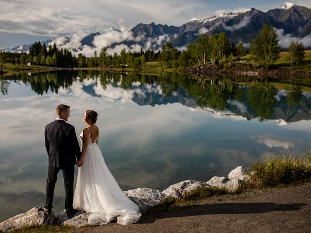 Kyle and Christina&apos;s wedding in Canmore, Alberta 95