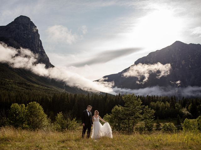 Kyle and Christina&apos;s wedding in Canmore, Alberta 97