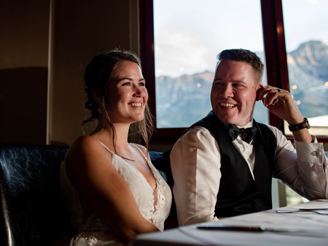 Kyle and Christina&apos;s wedding in Canmore, Alberta 112