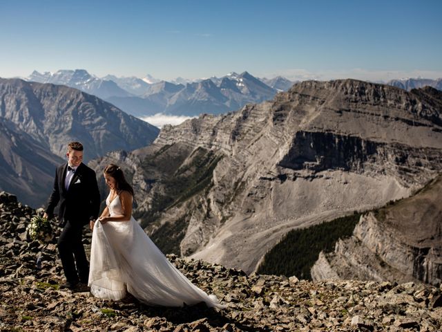 Kyle and Christina&apos;s wedding in Canmore, Alberta 127