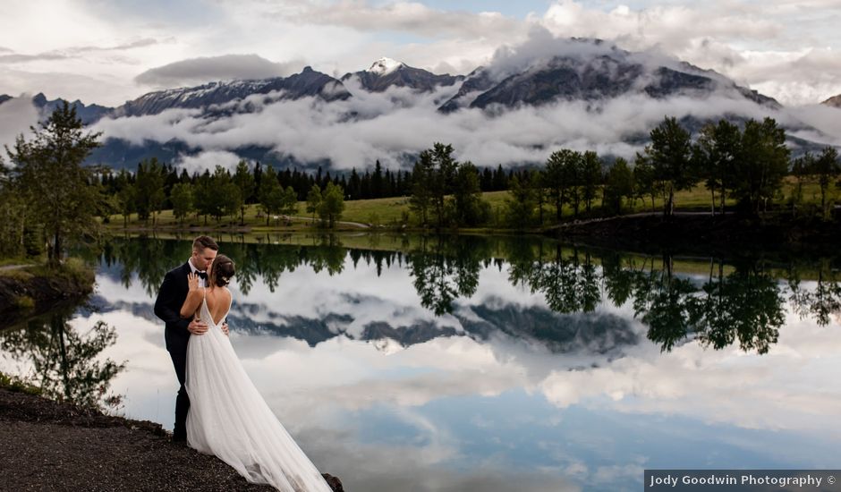Kyle and Christina's wedding in Canmore, Alberta