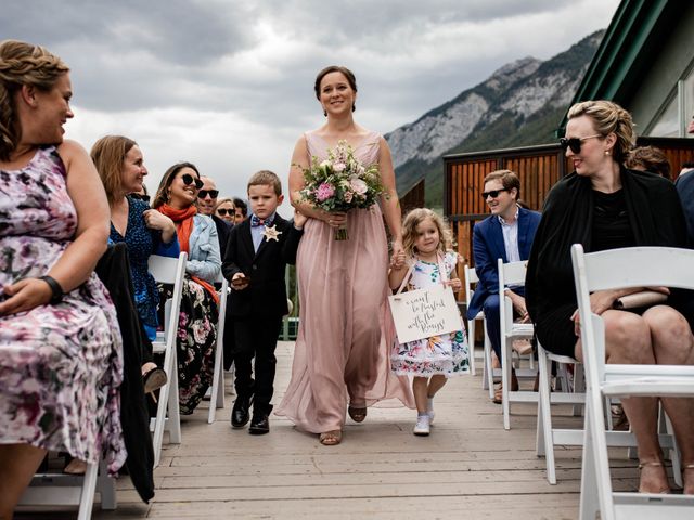 Adam and Annie&apos;s wedding in Banff, Alberta 20