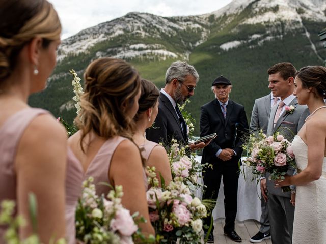 Adam and Annie&apos;s wedding in Banff, Alberta 31
