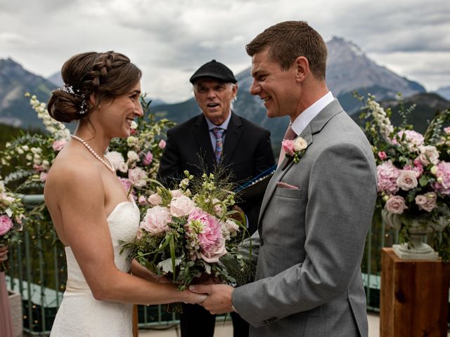 Adam and Annie&apos;s wedding in Banff, Alberta 32