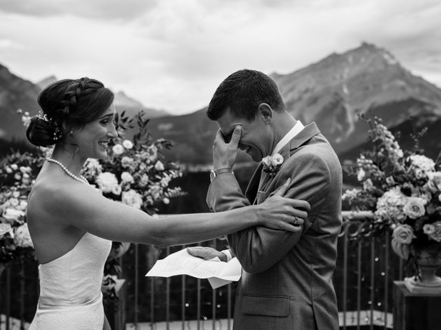 Adam and Annie&apos;s wedding in Banff, Alberta 36