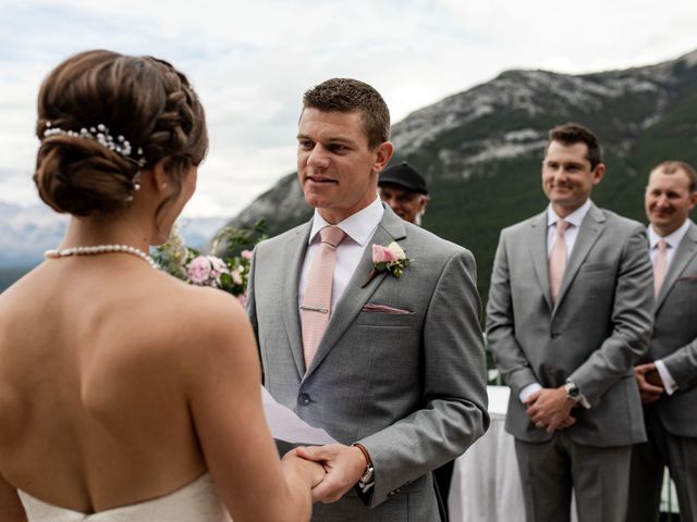 Adam and Annie&apos;s wedding in Banff, Alberta 40