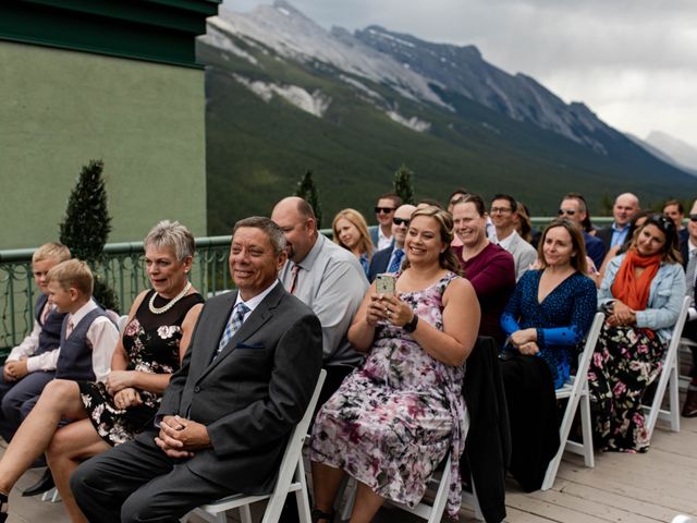 Adam and Annie&apos;s wedding in Banff, Alberta 41