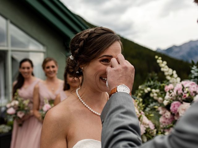 Adam and Annie&apos;s wedding in Banff, Alberta 43
