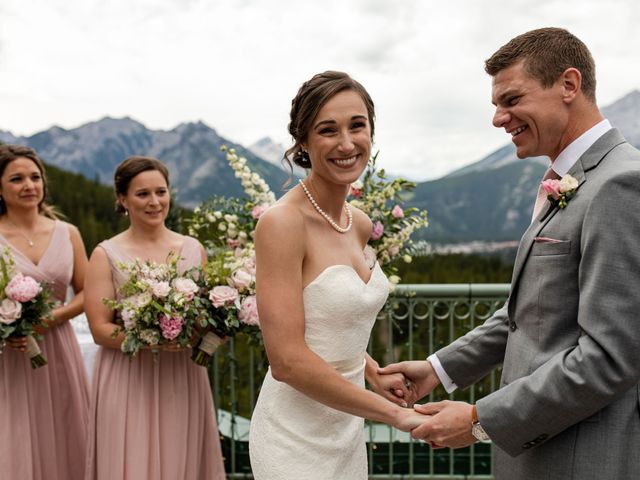 Adam and Annie&apos;s wedding in Banff, Alberta 55