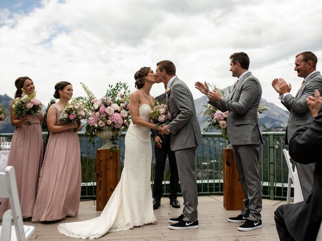 Adam and Annie&apos;s wedding in Banff, Alberta 58