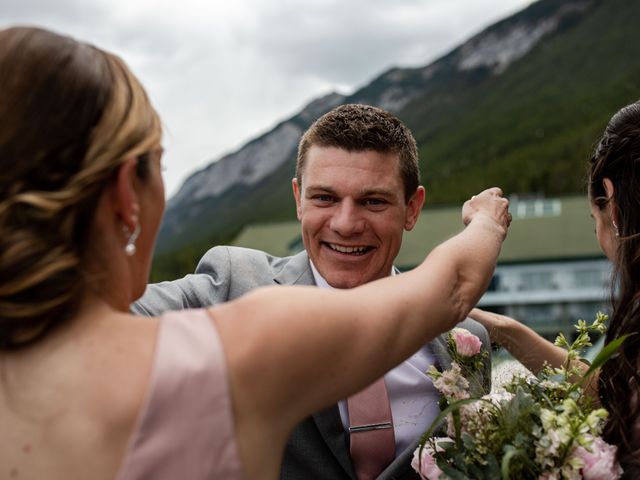 Adam and Annie&apos;s wedding in Banff, Alberta 61