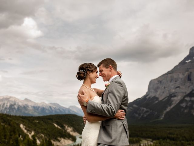 Adam and Annie&apos;s wedding in Banff, Alberta 76