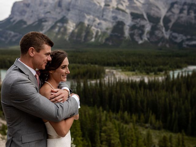 Adam and Annie&apos;s wedding in Banff, Alberta 86