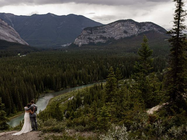 Adam and Annie&apos;s wedding in Banff, Alberta 88
