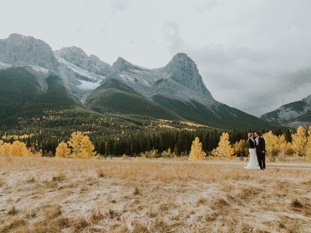 Attila and Robyn&apos;s wedding in Canmore, Alberta 45