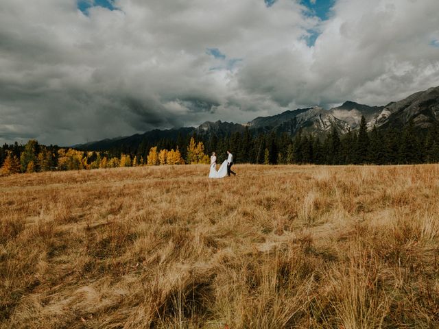 Attila and Robyn&apos;s wedding in Canmore, Alberta 51