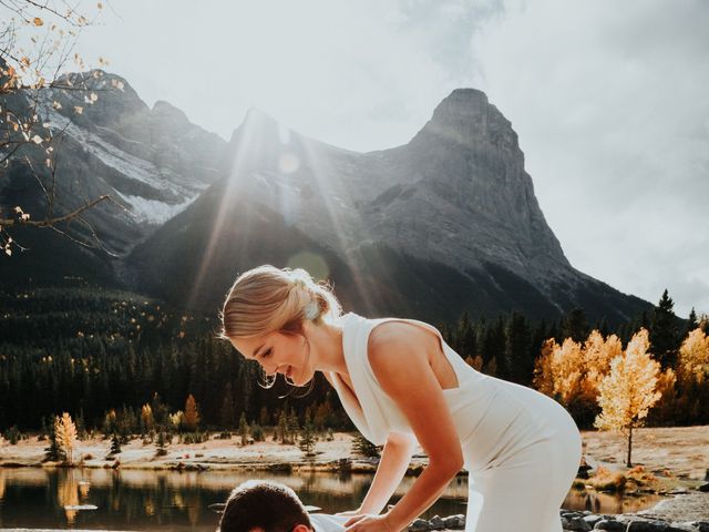 Attila and Robyn&apos;s wedding in Canmore, Alberta 53