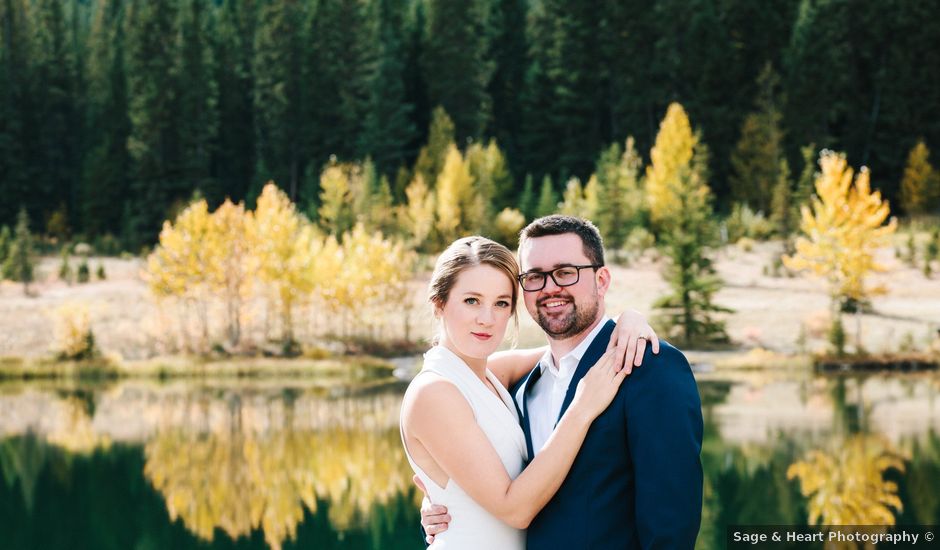 Attila and Robyn's wedding in Canmore, Alberta