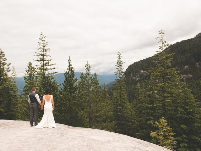 Jack and Ria&apos;s wedding in Squamish, British Columbia 11