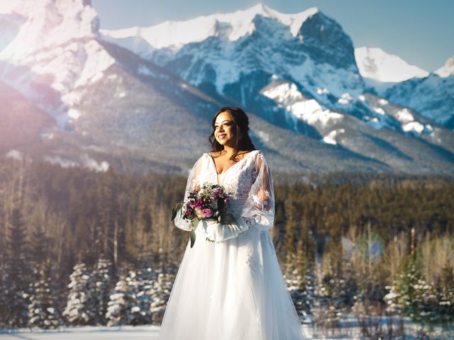 Allan and Priya&apos;s wedding in Canmore, Alberta 1