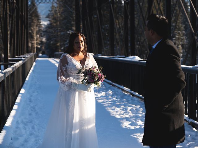 Allan and Priya&apos;s wedding in Canmore, Alberta 9