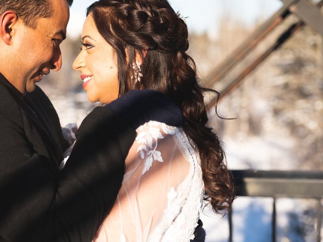 Allan and Priya&apos;s wedding in Canmore, Alberta 10