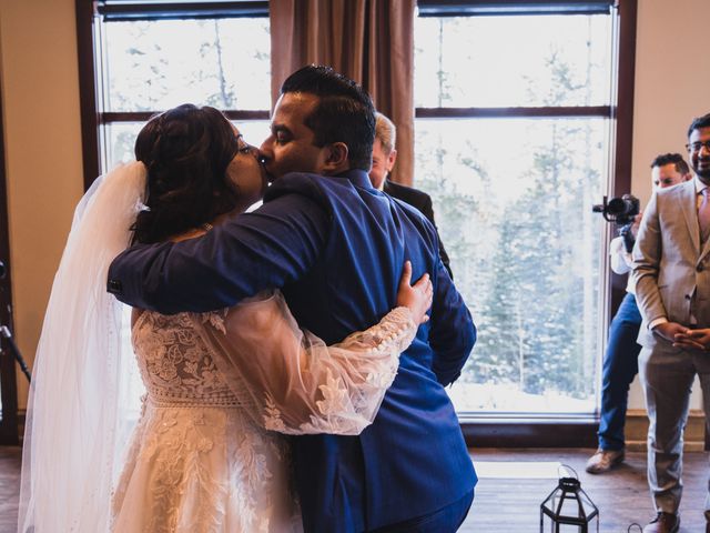 Allan and Priya&apos;s wedding in Canmore, Alberta 36