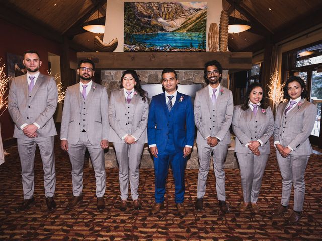 Allan and Priya&apos;s wedding in Canmore, Alberta 46