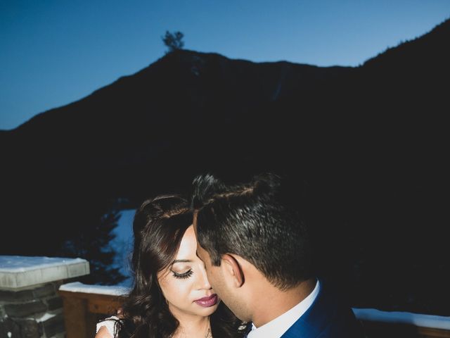 Allan and Priya&apos;s wedding in Canmore, Alberta 62