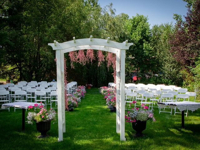 George and Marie&apos;s wedding in Mossleigh, Alberta 1