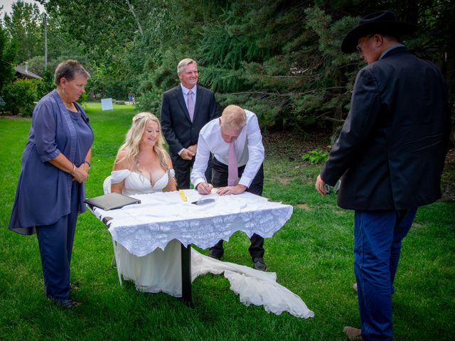 George and Marie&apos;s wedding in Mossleigh, Alberta 52