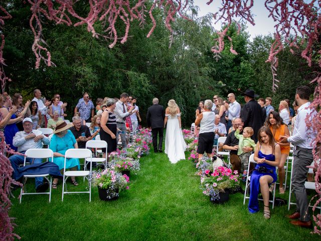 George and Marie&apos;s wedding in Mossleigh, Alberta 63