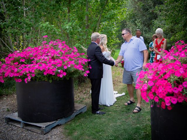 George and Marie&apos;s wedding in Mossleigh, Alberta 73