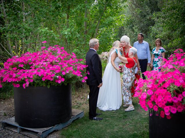 George and Marie&apos;s wedding in Mossleigh, Alberta 74