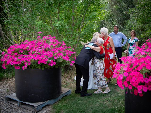 George and Marie&apos;s wedding in Mossleigh, Alberta 75