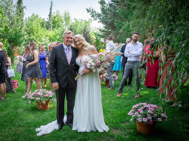 George and Marie&apos;s wedding in Mossleigh, Alberta 85