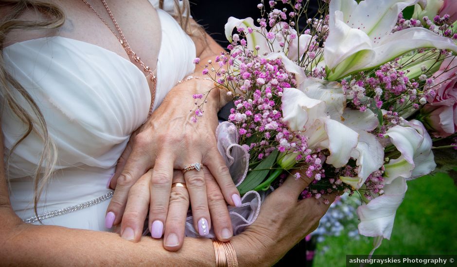 George and Marie's wedding in Mossleigh, Alberta