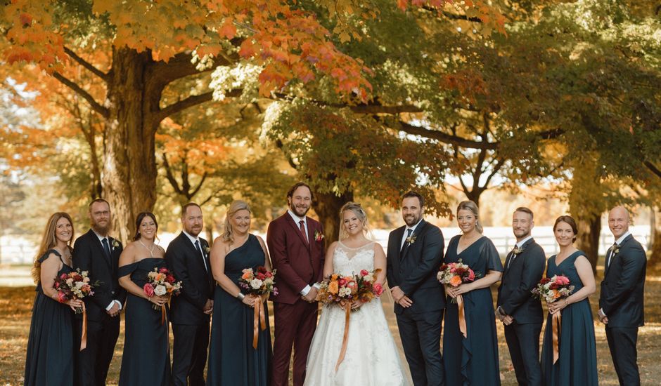Darren and Calie's wedding in Innisfil, Ontario