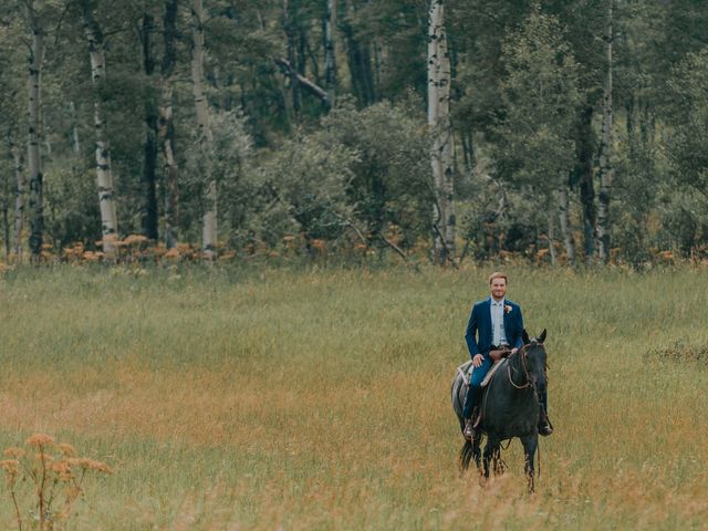 Heath and Charlotte&apos;s wedding in Longview, Alberta 6