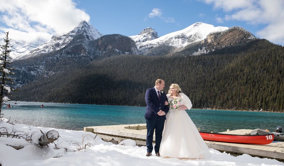 Matthew and Jessica's wedding in Lake Louise, Alberta