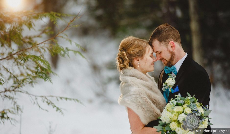 Winston and Jenn's wedding in Fernie, British Columbia