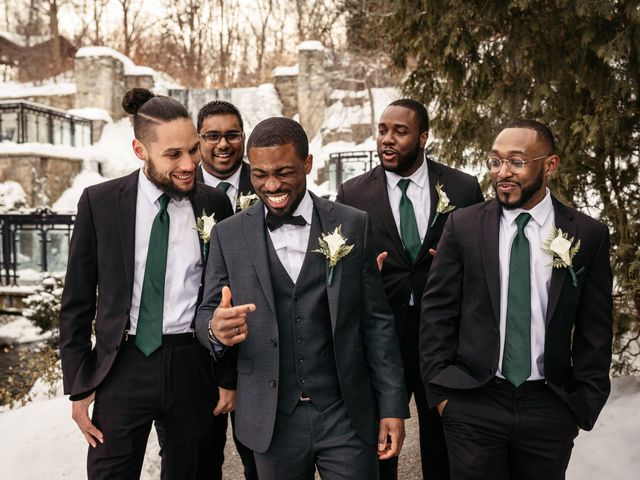 Jovan and Akilah&apos;s wedding in Ancaster, Ontario 71