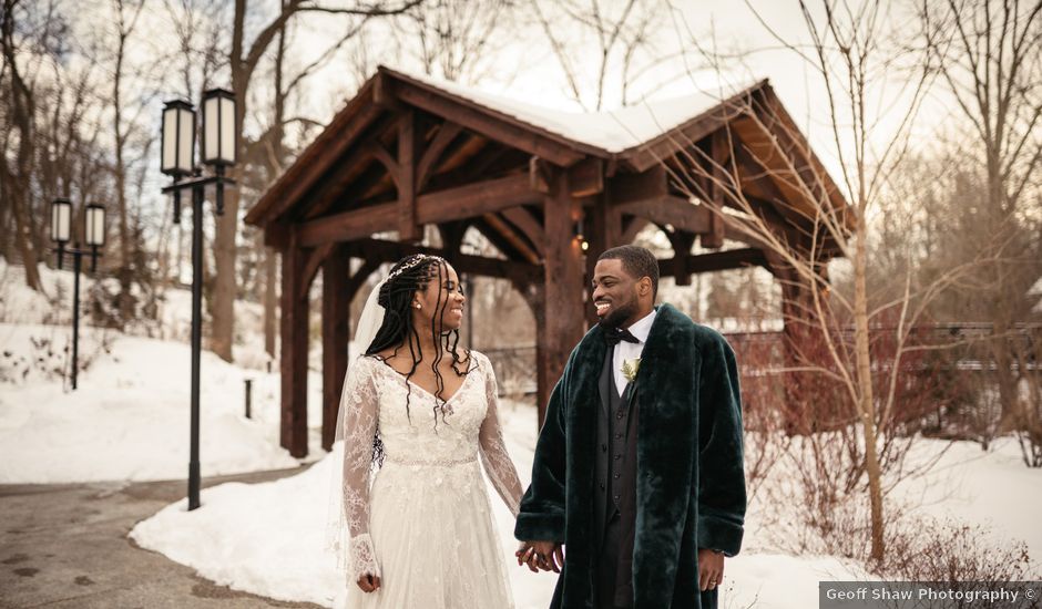 Jovan and Akilah's wedding in Ancaster, Ontario