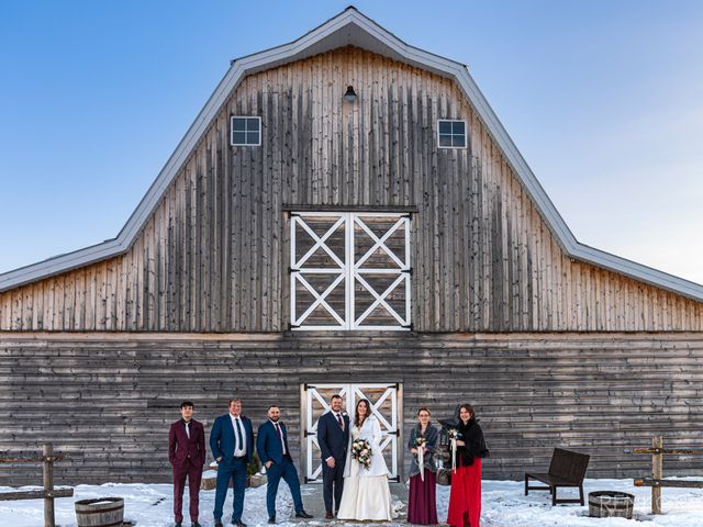 Justin and Porshia&apos;s wedding in Olds, Alberta 1