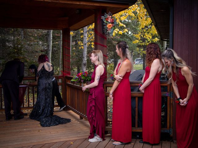 Corey and Alyson&apos;s wedding in Bragg Creek, Alberta 171