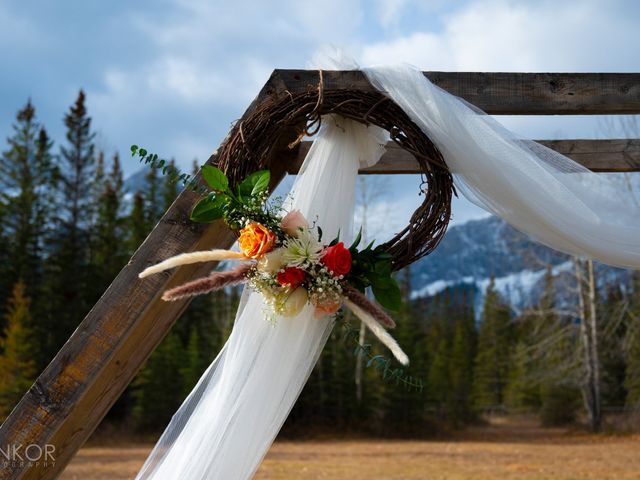 Chase and Sandra&apos;s wedding in Canmore, Alberta 26