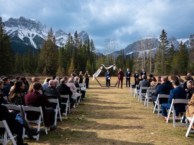 Chase and Sandra&apos;s wedding in Canmore, Alberta 28