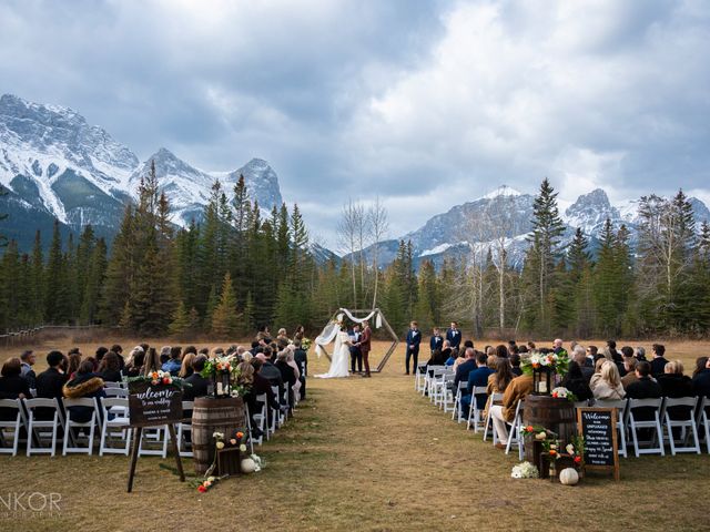 Chase and Sandra&apos;s wedding in Canmore, Alberta 39
