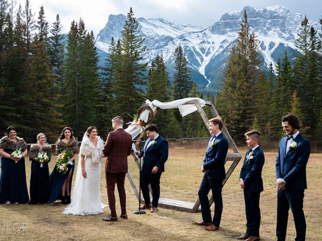 Chase and Sandra&apos;s wedding in Canmore, Alberta 45